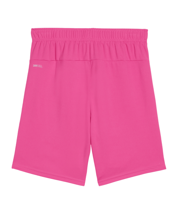 PUMA teamGOAL Short Kids Pink Schwarz F25 - rosa