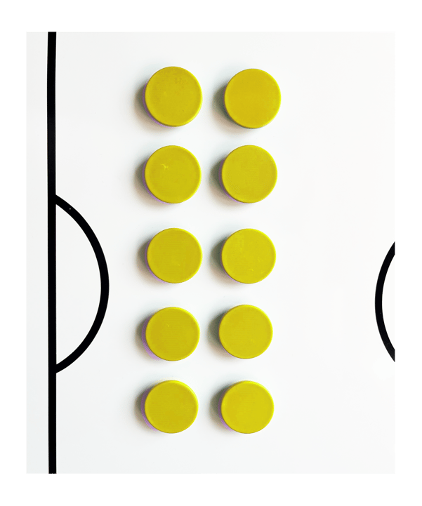 Cawila PRO Rundmagnet 10er Set 30mm Gelb - gelb