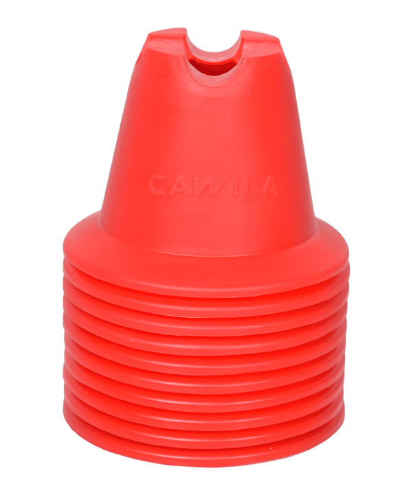 Cawila Mini-Pylone 10er Set Rot - rot