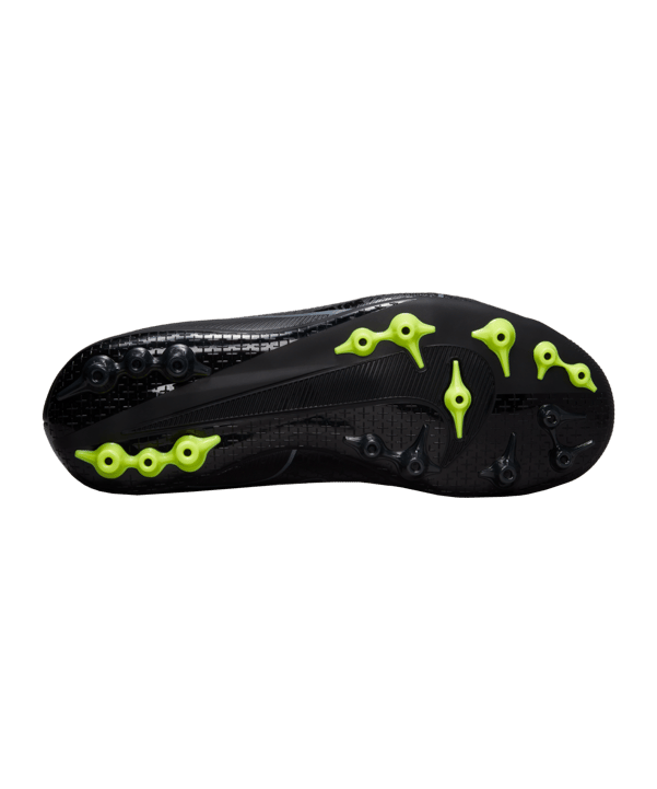Nike Jr Air Zoom Mercurial Vapor XV Shadow Academy AG Kids Schwarz Grau F001 - schwarz