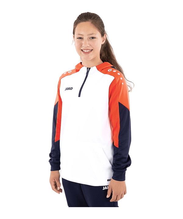 JAKO Dynamic Kapuzenjacke Kids Weiß F026 - weiss