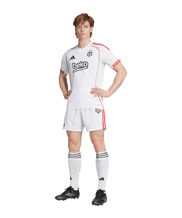 adidas Besiktas Istanbul Trikot Home 2025/2026 Weiß - weiss