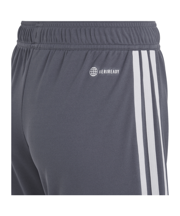 adidas Tiro 23 Short Kids Grau Weiss - grau