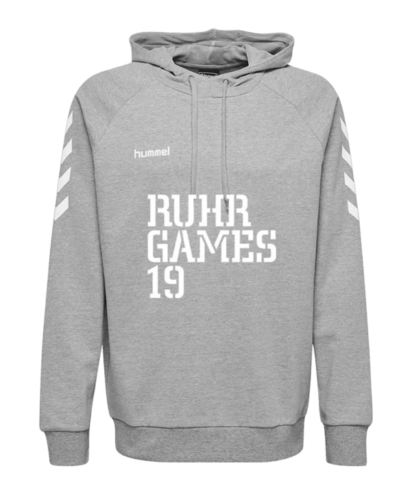 Hummel Ruhr Games 19 Go Cotton Hoody Grau F2006 - grau