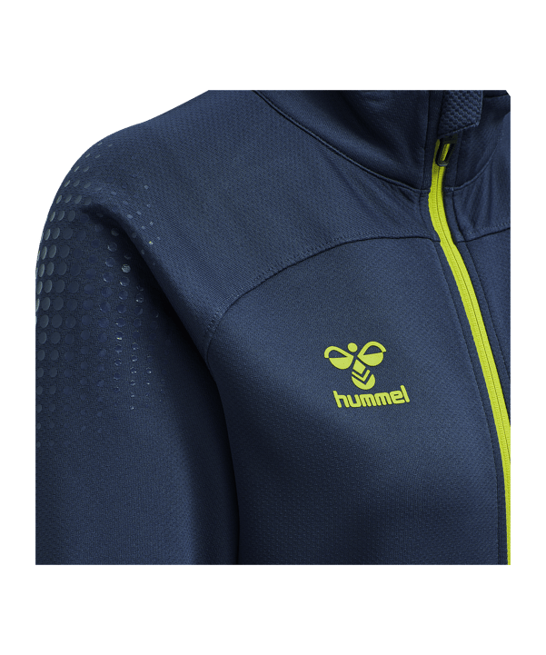 Hummel hmlLEAD Poly Trainingsjacke Damen F7642 - blau