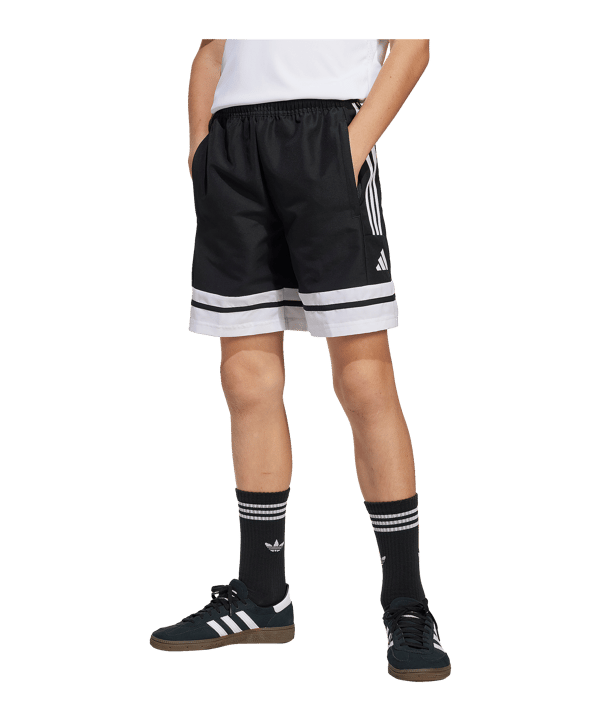 adidas Squadra 25 Downtime Short Kids Schwarz - schwarz