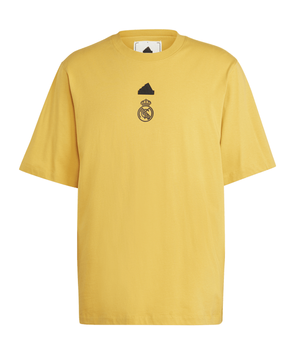 adidas Real Madrid Oversize T-Shirt Gelb - gelb
