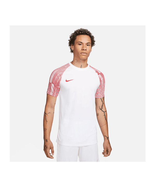 Nike Academy Trikot Weiss Rot F100 - weiss