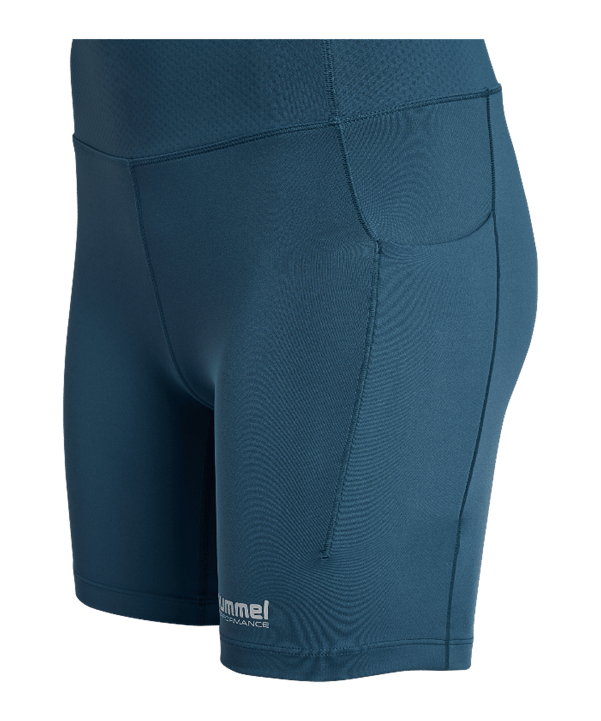 Hummel Hiit Intensity Hw Short Tight Damen Blau F7280 - blau