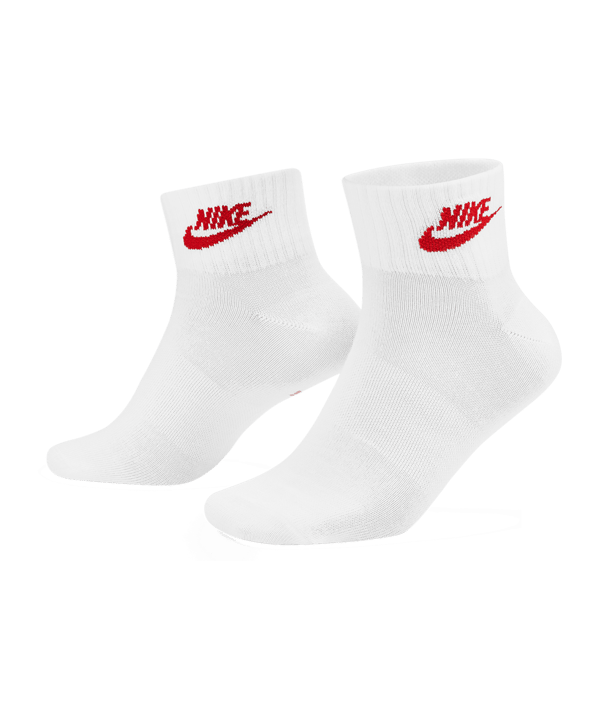 Nike Every Essential Socken 3er Pack Weiss F911 - weiss