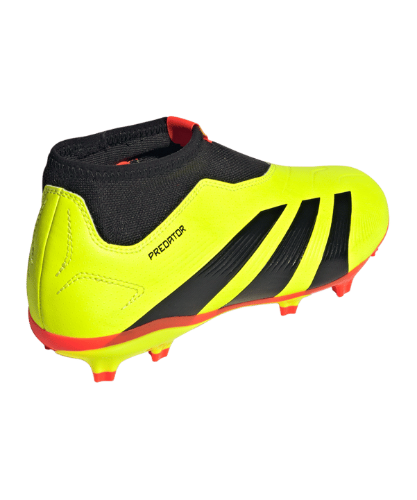 adidas Predator League LL FG Kids Energy Citrus Gelb Schwarz Rot - gelb