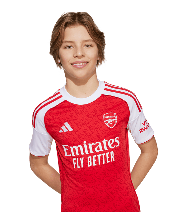 adidas FC Arsenal London Trikot Home 2025/2026 Kids Rot - rot