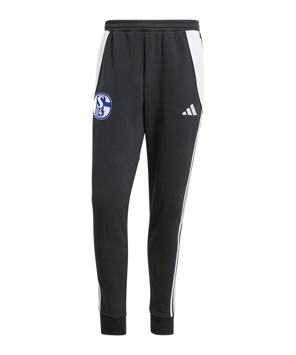 adidas FC Schalke 04 Jogginghose Schwarz - schwarz