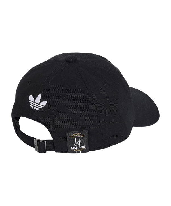 adidas DFB Deutschland Curved Cap Schwarz - schwarz