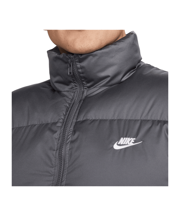Nike Club Therma-FIT Puffer Weste Grau F068 - grau