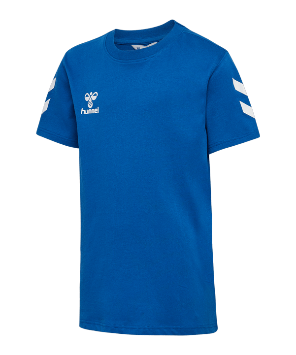 Hummel Go 2.0 Chevron T-Shirt Kids Blau F7045 - blau