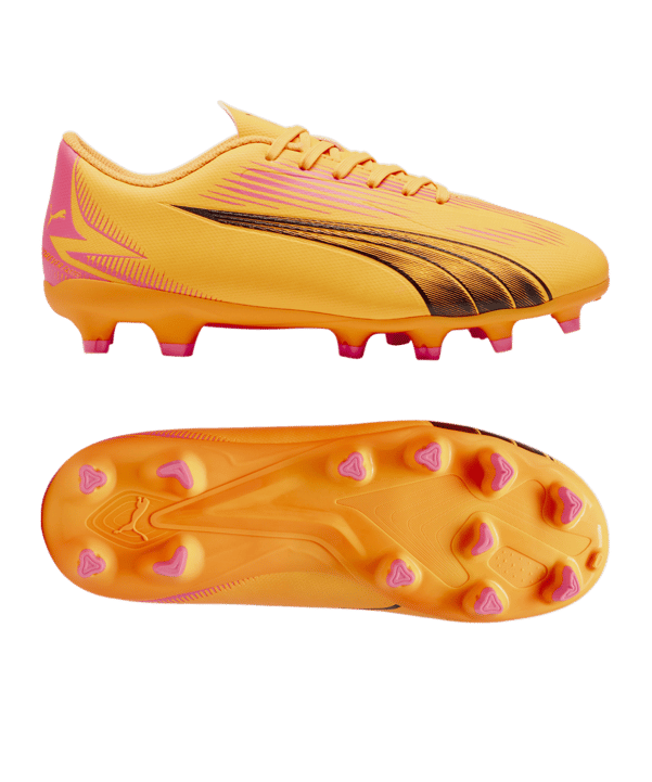 PUMA ULTRA Play FG/AG Jr Kids The Forever Faster Orange Schwarz F03 - orange