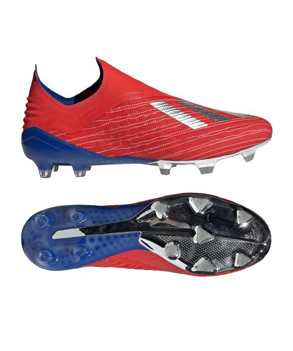 adidas X 18+ FG Rot Blau - rot