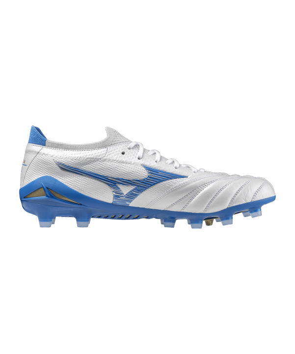 Mizuno Morelia Neo IV Beta Made in Japan FG Mugen Weiss Blau F25 - weiss