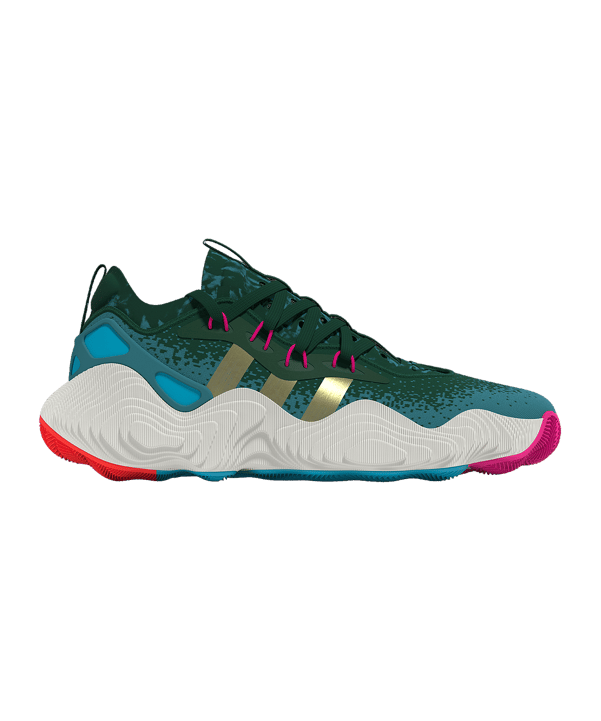 adidas Trae Young 3 Grün Gold - gruen