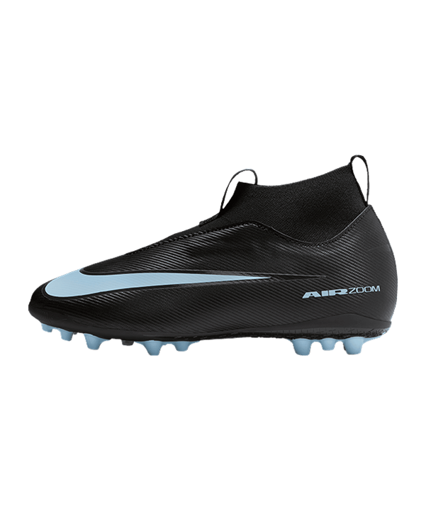 Nike Air Zoom Mercurial Superfly X Academy AG Shadow Kids Schwarz F001 - schwarz