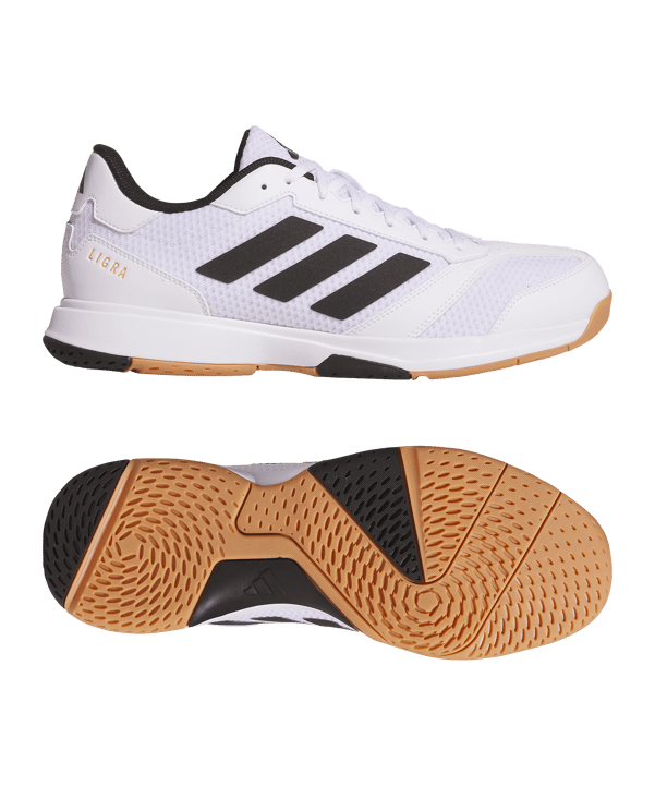 adidas Ligra 8 Indoor Schuh Weiss - weiss