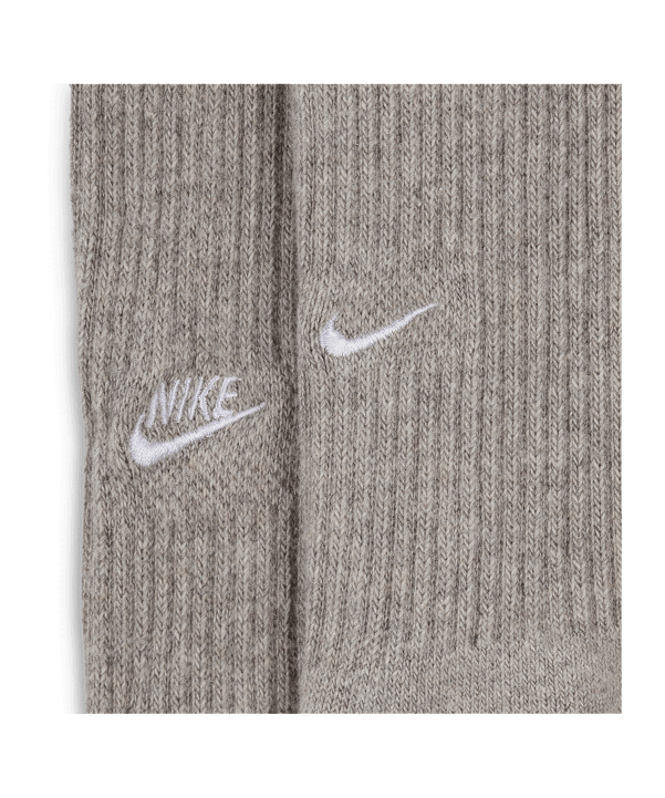 Nike Crew 2er Pack Socken Grau F063 - grau