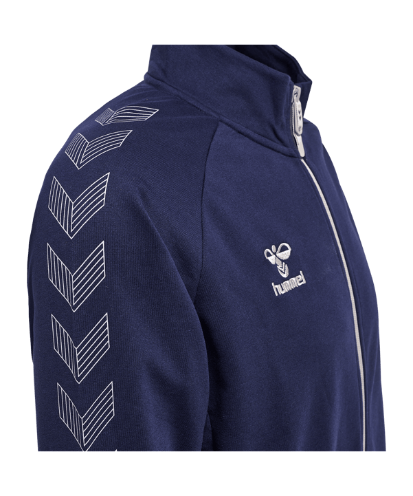 Hummel Move Grid Cotton Jacke Blau F7026 - blau