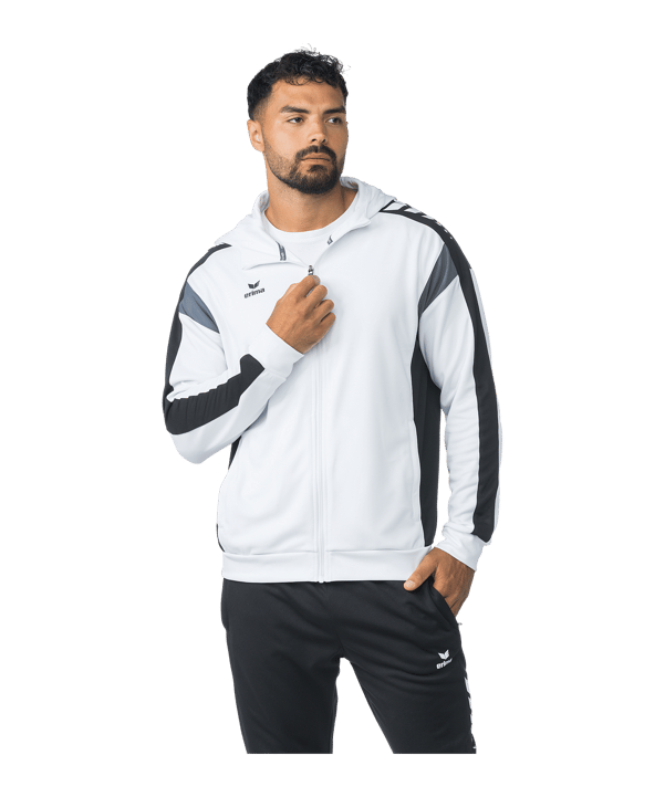 Erima Celebrate 125 Kapuzenjacke Weiss - weiss