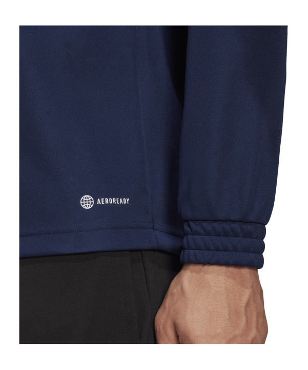 adidas Entrada 22 HalfZip Sweatshirt Blau - blau