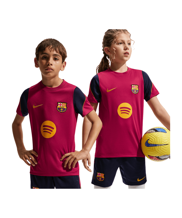 Nike FC Barcelone Formation Enfants Rouge C621 - rouge