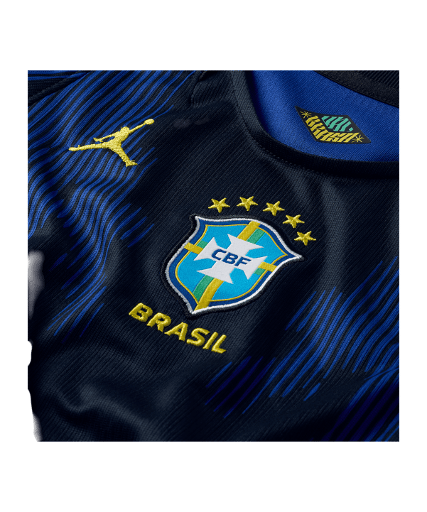 Nike CBF Brasilien Stadium Trikot Set WM 2026 Kids Blau F417 - blau