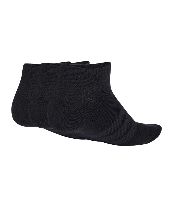 adidas Low Cut 3er Pack Socken Schwarz - schwarz