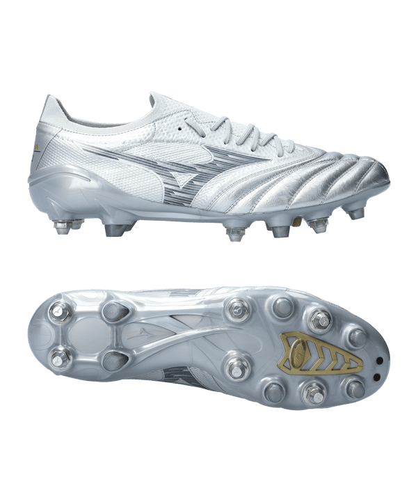 Mizuno Morelia Neo Beta Elite Mix SG Platinum Silver Silber F04 - silber