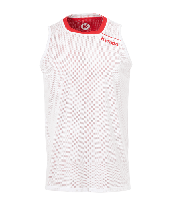 Kempa Reversible Tank Top Rot Weiss F03 - rot