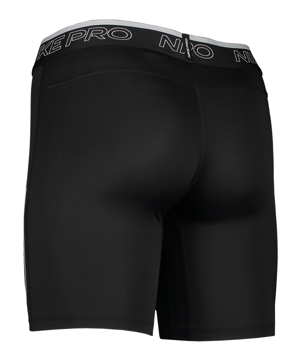 Nike Pro Short Schwarz Weiss F010 - schwarz