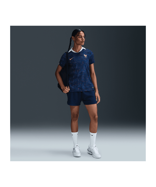 Nike FFF Frankreich Trikot Home 2025 Damen Blau F492 - blau