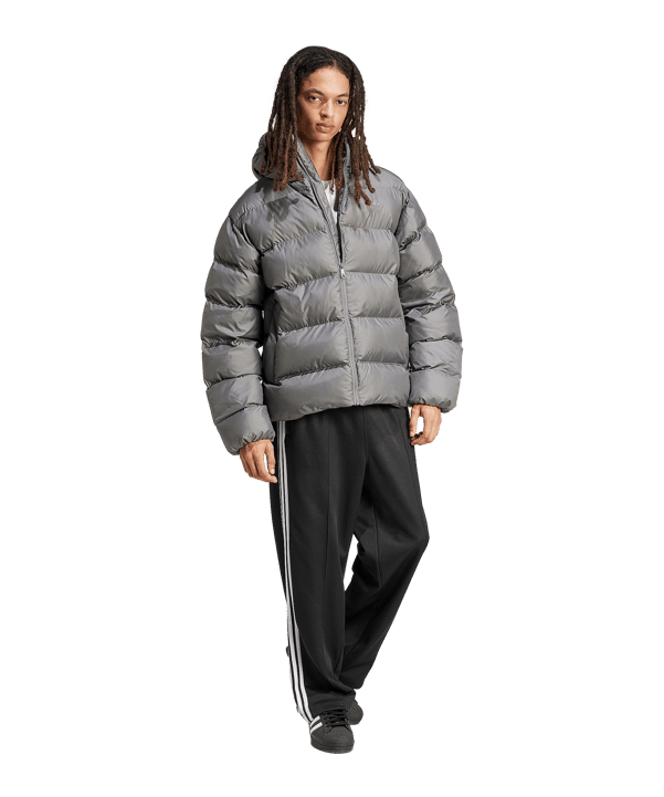 adidas Originals Commercial Puff Daunen Jacke Grau - grau