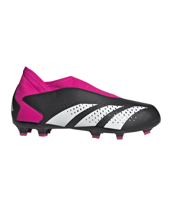 adidas Predator Accuracy.3 LL FG Own Your Football Kids Schwarz Weiss Pink - schwarz