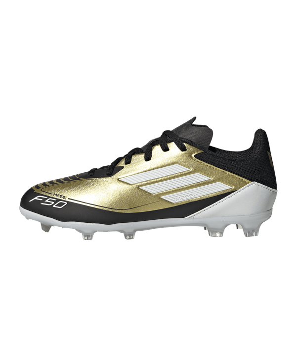 adidas F50 League FG/MG Messi Triunfo Dorado Kids Gold Weiss - gold