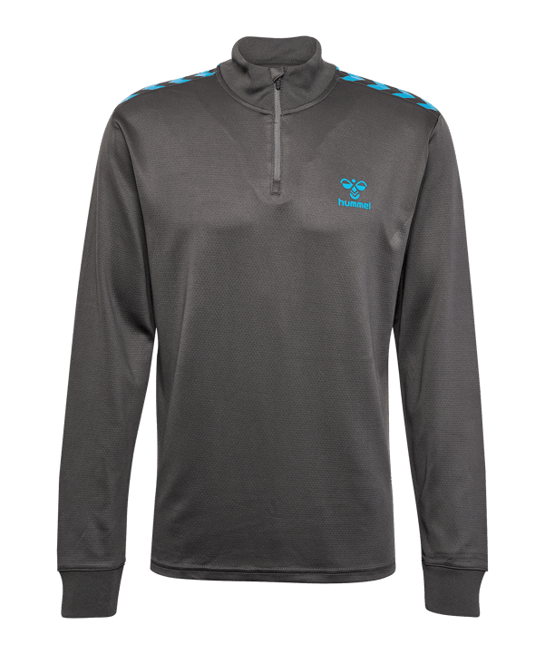 Hummel Staltic Poly Half Zip Sweatshirt Grau F1025 - grau