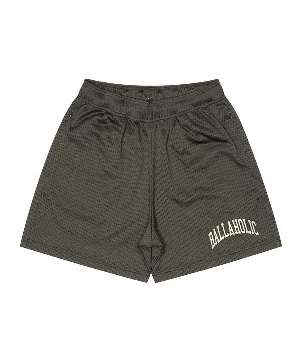 Ballaholic College Logo Mesh Zip Short Schwarz - schwarz