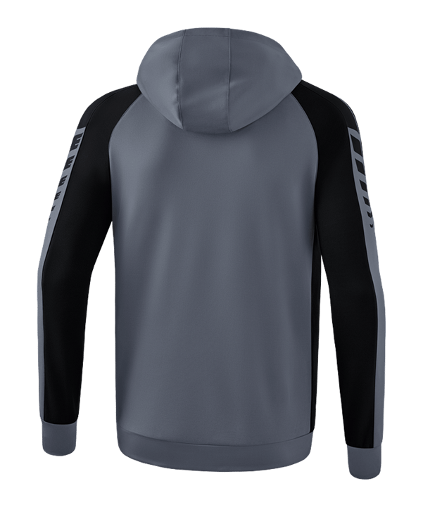 Erima Six Wings Kapuzenjacke Kids Grau - grau