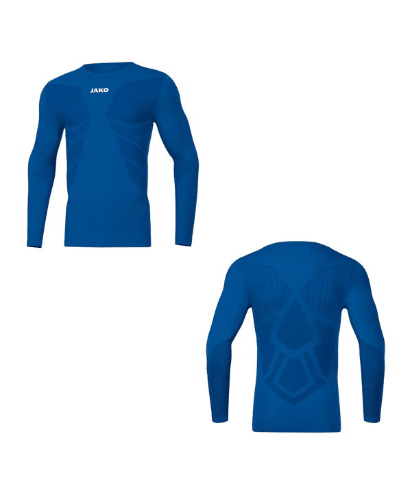 JAKO Comfort Recycelt langarm Blau F410 - blau