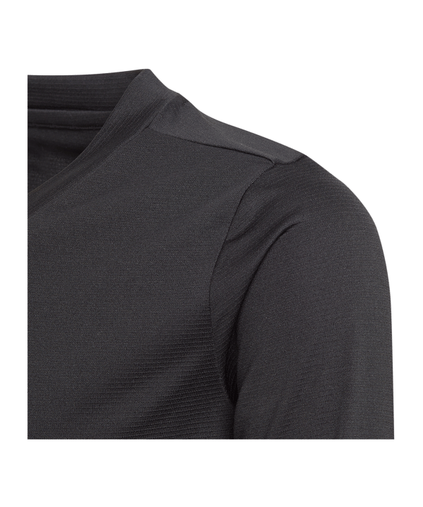 adidas Team Base Top langarm Kids Schwarz - schwarz