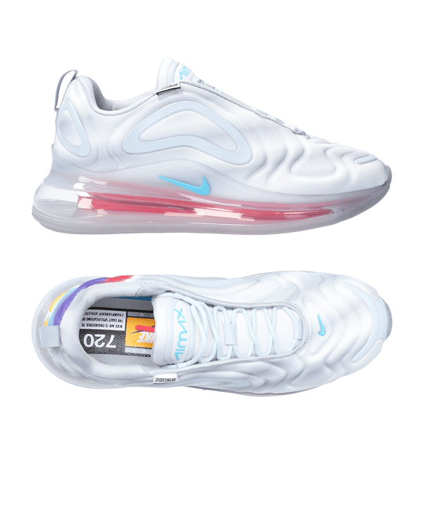 Nike Air Max 720 Sneaker Grau F011 - weiss