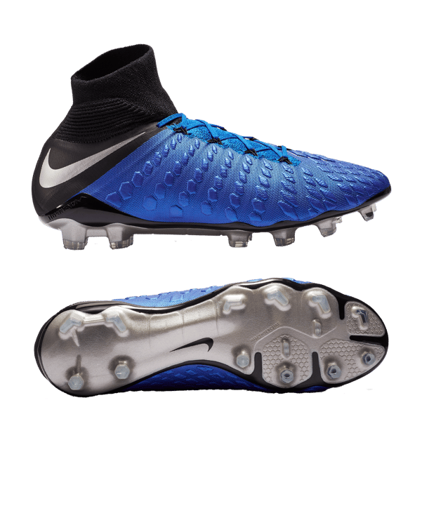 Nike Hypervenom Phantom III Elite DF FG F400 - blau