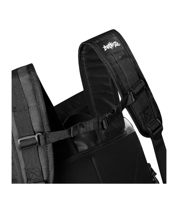 Bucketz All Day Rucksack Schwarz - schwarz