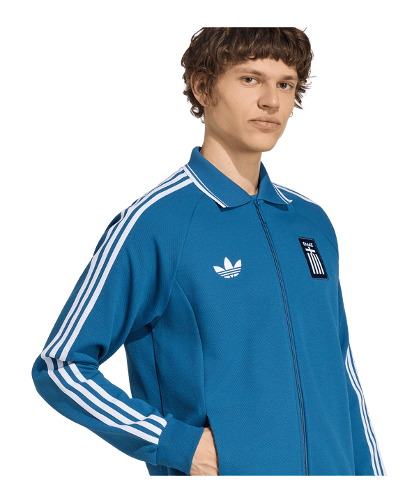 adidas EPO Griechenland Anthem Jacke 2026 Blau - blau