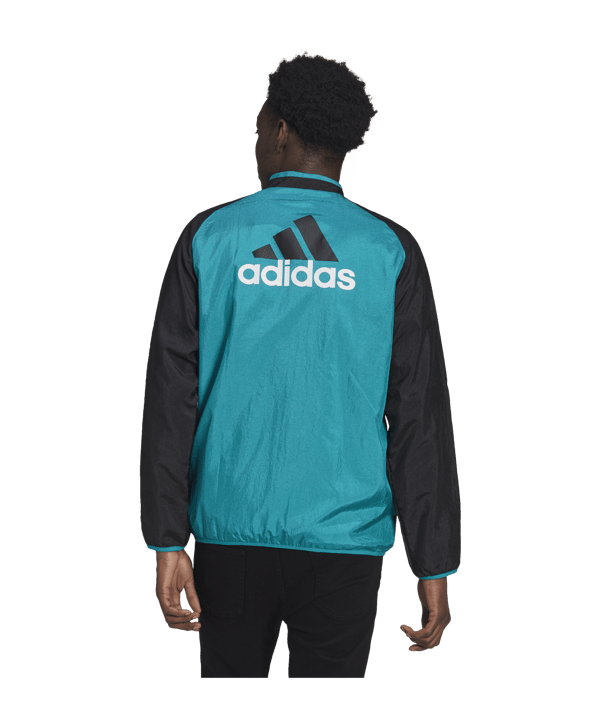 adidas Real Madrid Icon Woven Jacke Schwarz - schwarz